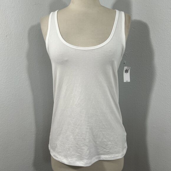 Old Navy Tank Top Womens S White Minimalist Feminine Summer Capsule - Picture 1 of 8